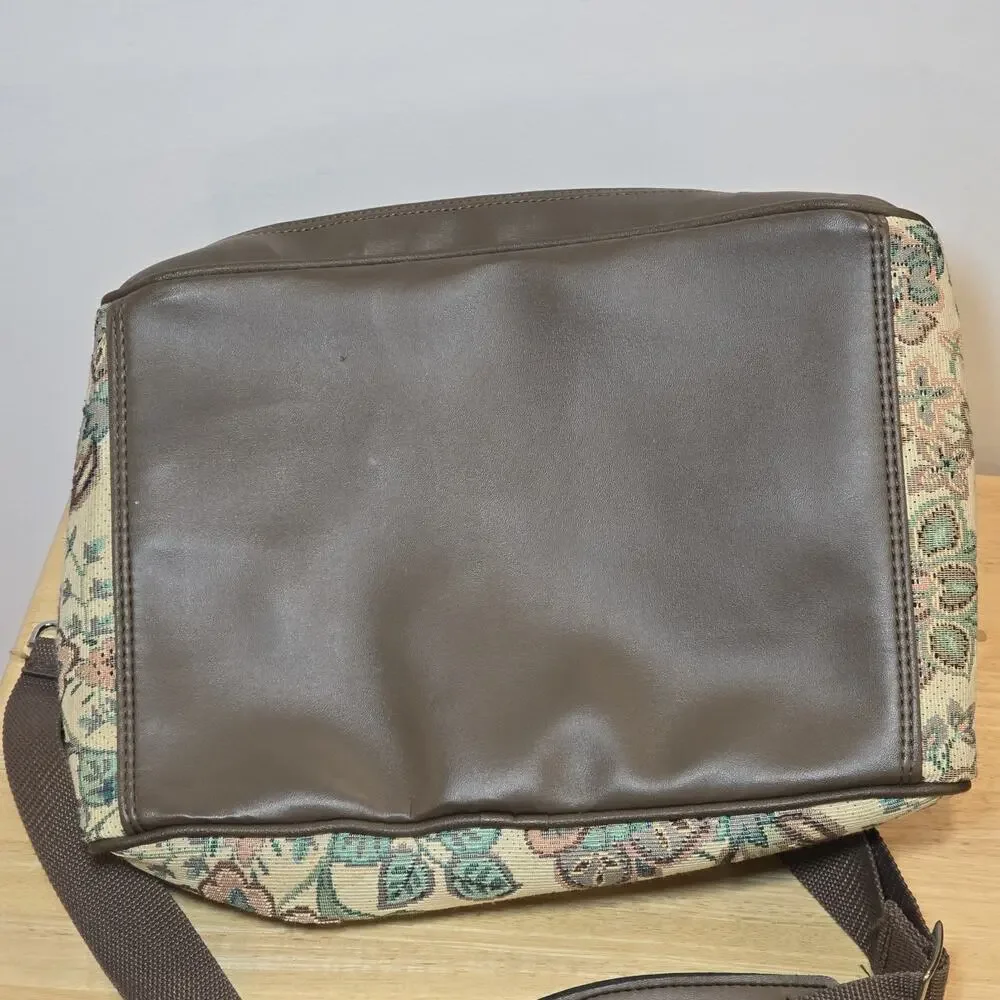 American Tourister Tapestry Vtg Luggage Case Carry On Makeup Toiletries Bag 13x9